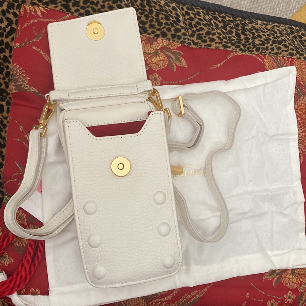 Making moves in a marshmallow white, bright Hammitt 310 west chic crossbody! - Picture 8 of 12